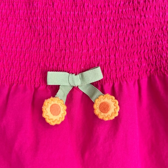 Gymboree Pink Top with Sunflowers Size 12-18M Baby - Picture 3 of 6